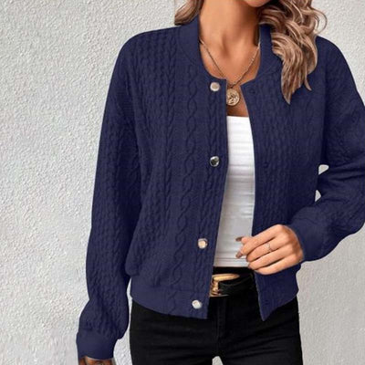 Gestrickte Strickjacke für Frauen