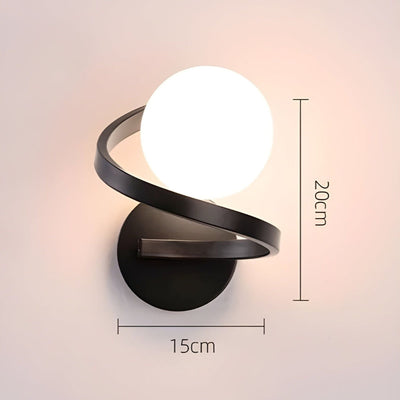 LumiSpire – Spirale LED-Wandleuchte mit modernem Design