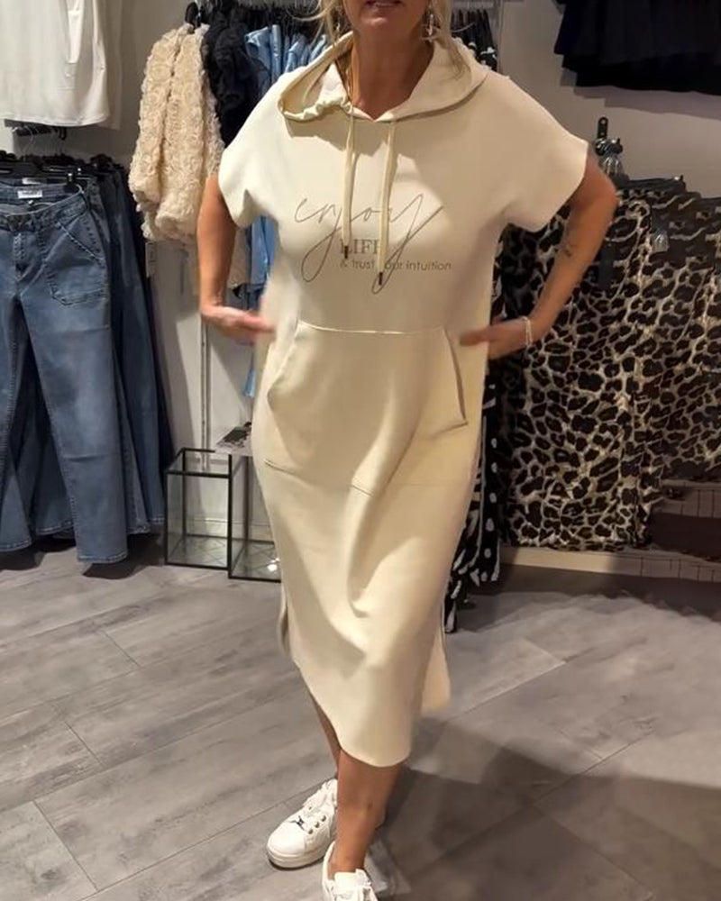 Saskia™ | Lässiges Hoodiekleid