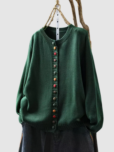 Callie™ - Strickjacke mit Bunten Knöpfen