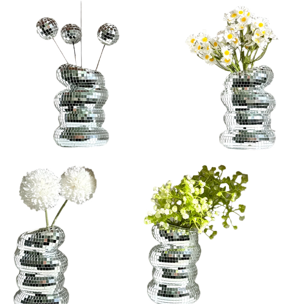 GlamSphere – Spiegelverkleidete Discovase mit Retrocharme und modernem Flair