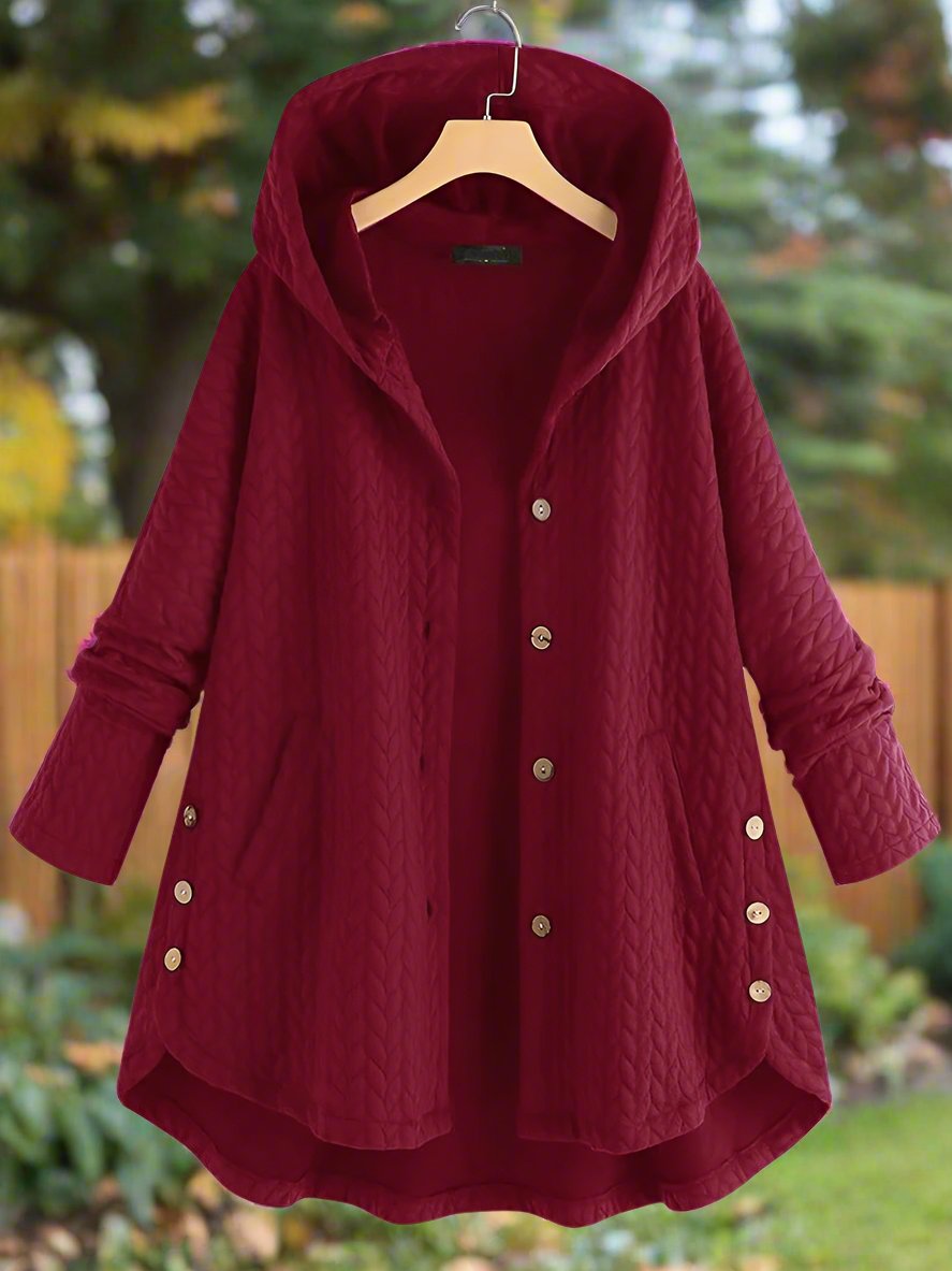 Gemütliche, elegante, vielseitige gesteppte Kapuzenjacke für Damen