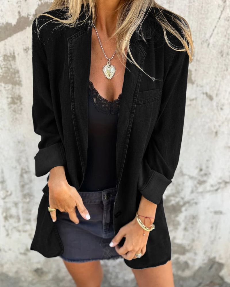 Marjolein™ | Lässiger Jeansblazer