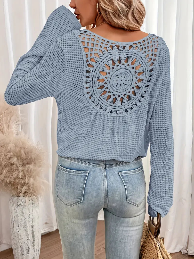 Wilma™ | Elegante Bluse im Ibiza-Stil mit V-Ausschnitt