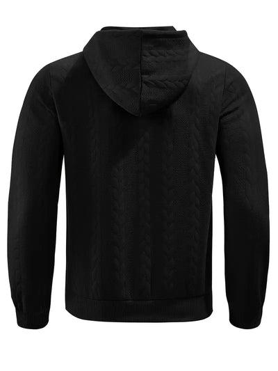 Philipp – Lässiger Kapuzenpullover Mit Reißverschluss Und Langen Ärmeln