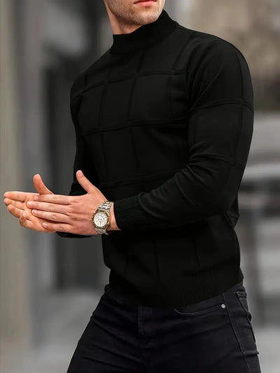 Nunzio - Komfortabel Gestrickt Rollkragen Pullover