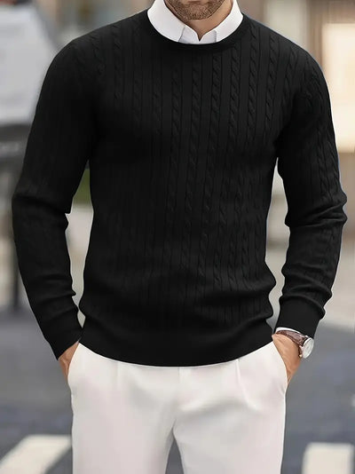 Jonty – Gestrickter Langarm Rollkragenpullover