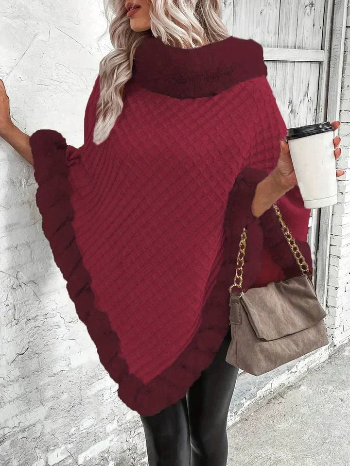 Federica | Grob gestrickter Damenpullover in Übergröße