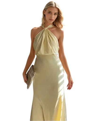 Soline Halsband Maxikleid