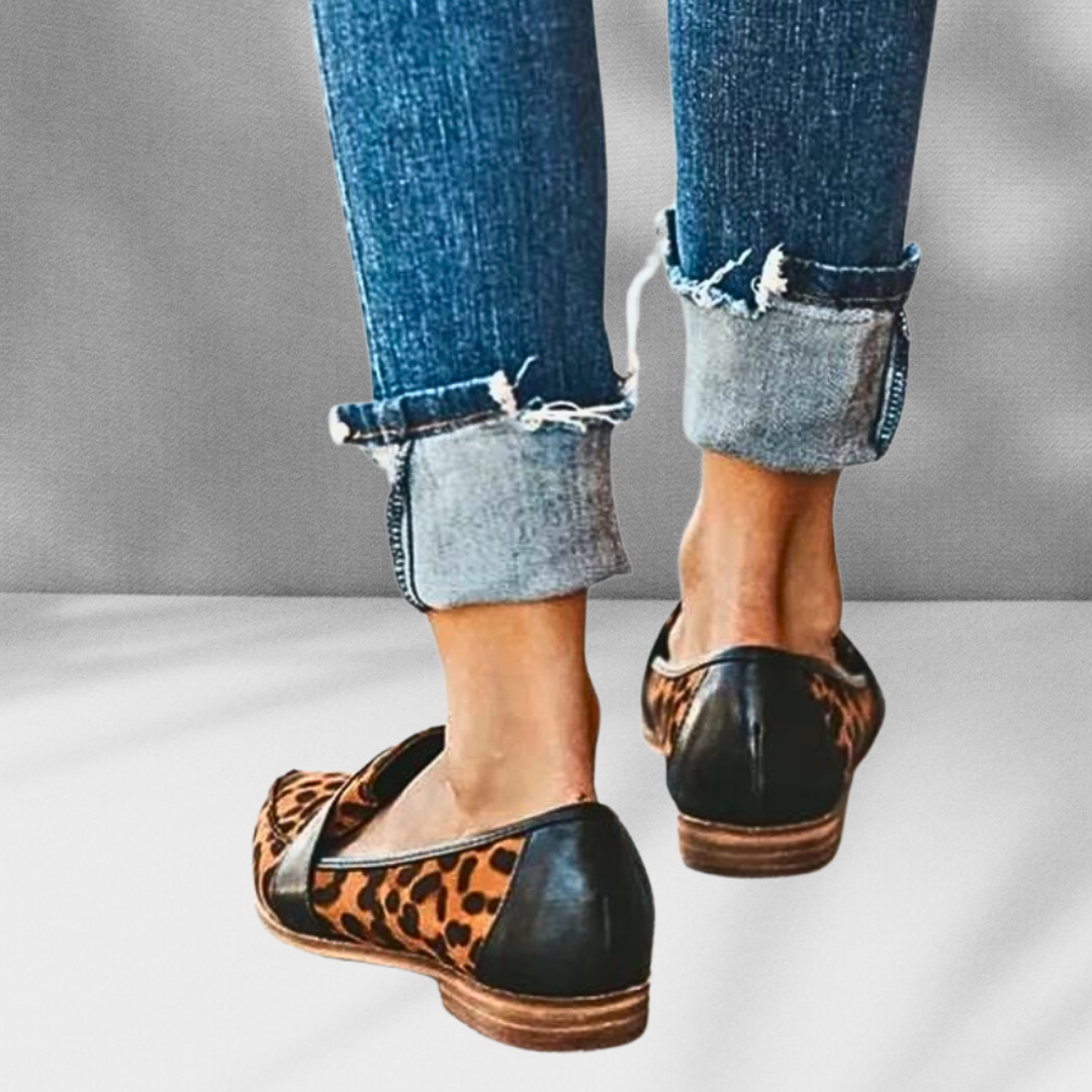 Leslie | Wildleder-Loafer mit spitzer Form