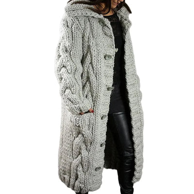 Vestine - Dick gestrickte Strickjacke