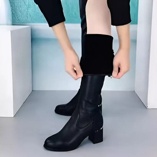 Elisa - Elastische Weiche warme bequeme Stiefel