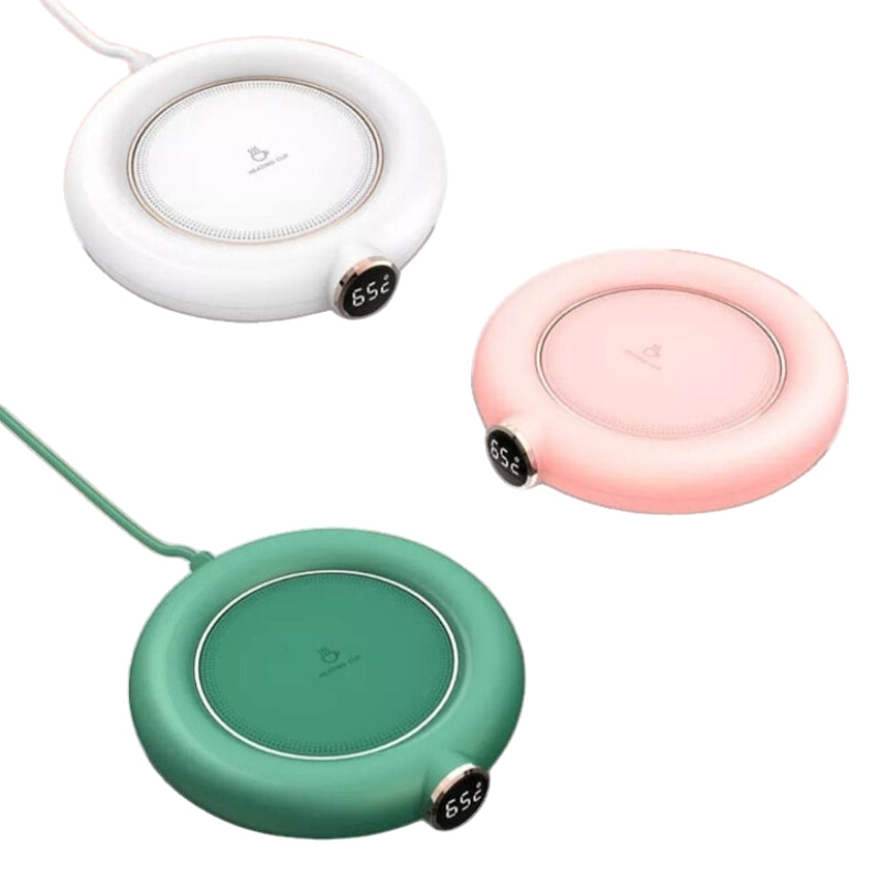 HeatWave – USB-Heißgetränkehalter mit LED-Display für perfekt temperierte Getränke