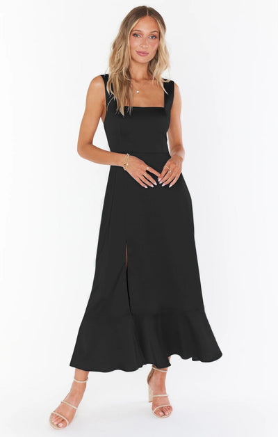 Dayana | Trägerloses Kleid mit Schnürung und eleganter Öffnung
