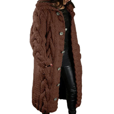 Vestine - Dick gestrickte Strickjacke