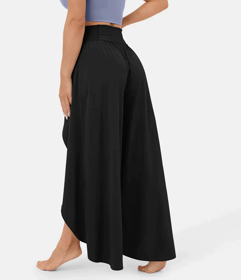 SummerBreeze - Hochtaillierte Palazzo Hose