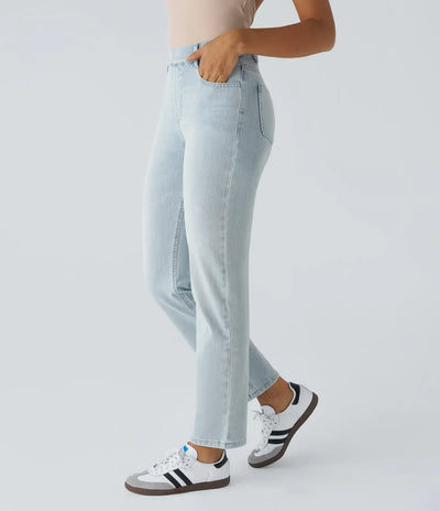 MAYLORA | Bequeme Hose mit Hohem Bund und Elastischem Material