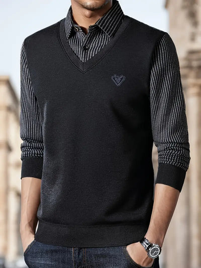 Leroy – Lässiger Langarm Strickpullover