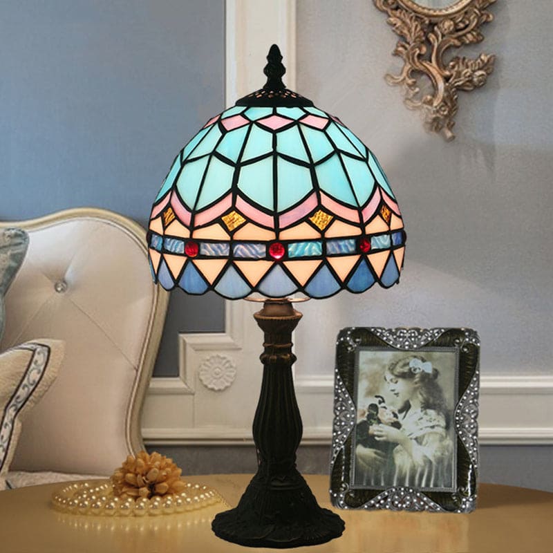 VintageGlow Tiffany-inspirierte Tischlampe