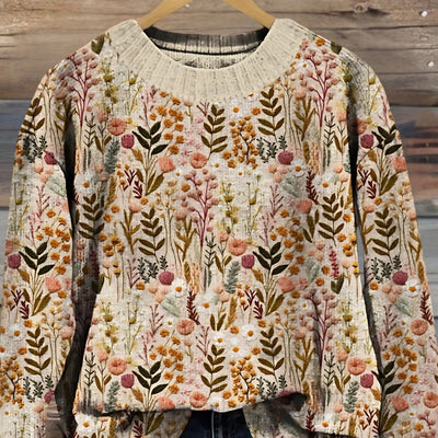 Nova™ | Bequemer geblümter Pullover