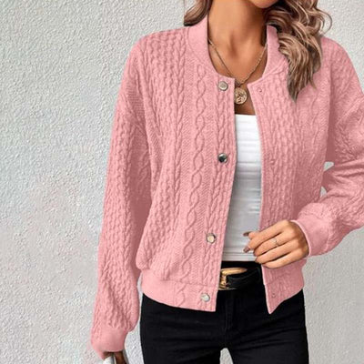 Gestrickte Strickjacke für Frauen