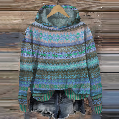 Schicker, zeitloser und bequemer Vintage Hoodie für Damen
