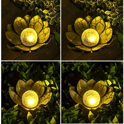 LumiPetal – Solarbetriebene Lotusblumen-Gartenlampe mit weicher Umgebungsbeleuchtung