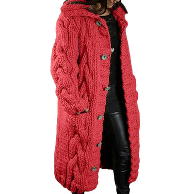 Vestine - Dick gestrickte Strickjacke