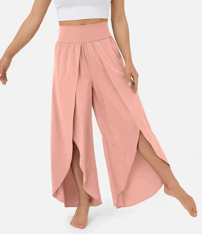 SummerBreeze - Hochtaillierte Palazzo Hose
