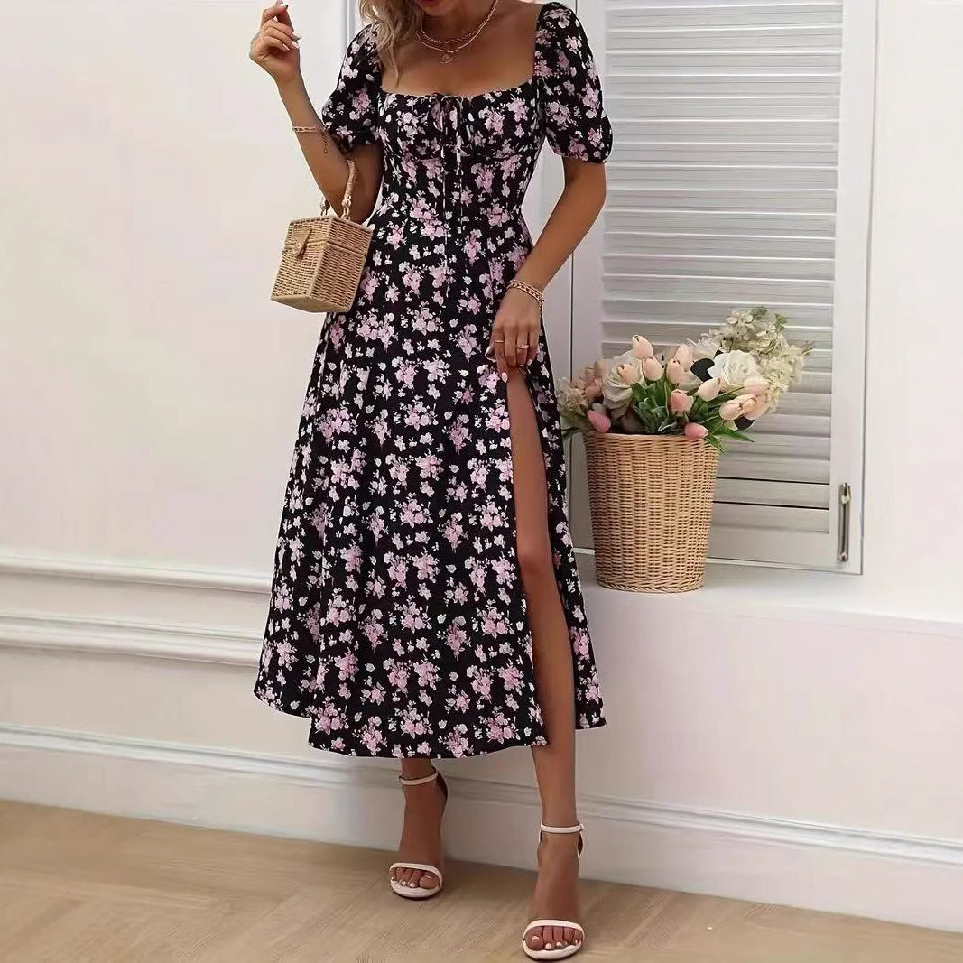 Flavia - Midikleid aus floraler Spitze für den Frühling