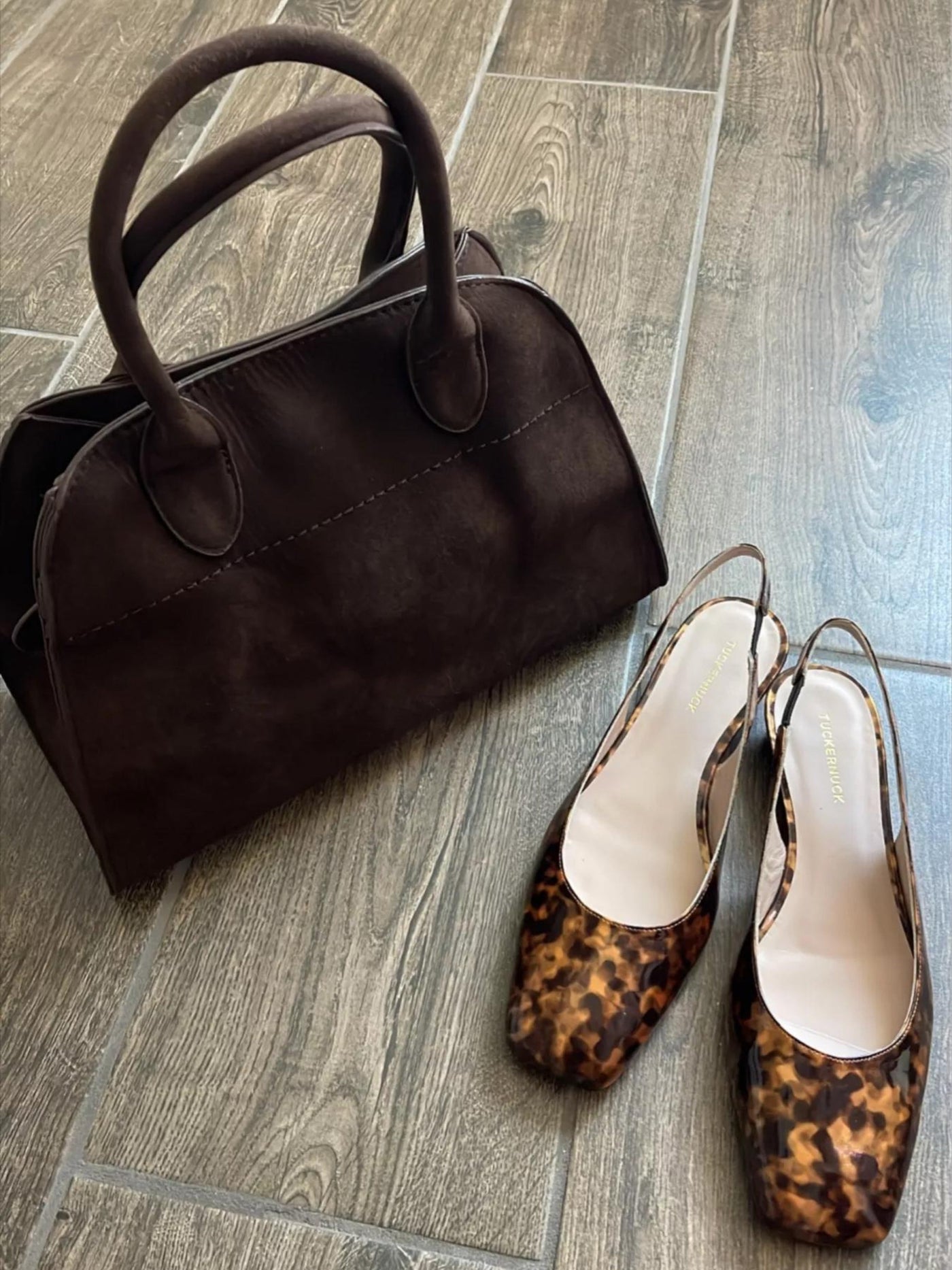Beatrix  Wildledertasche