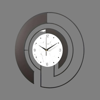 SerenityTick – Leises geometrisches Wanduhr mit ruhigem Lauf für friedliche Räume