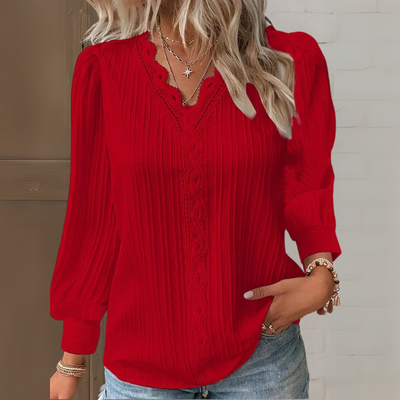 Maria™ | Elegante Bluse im Ibiza-Stil mit Spitzendetails