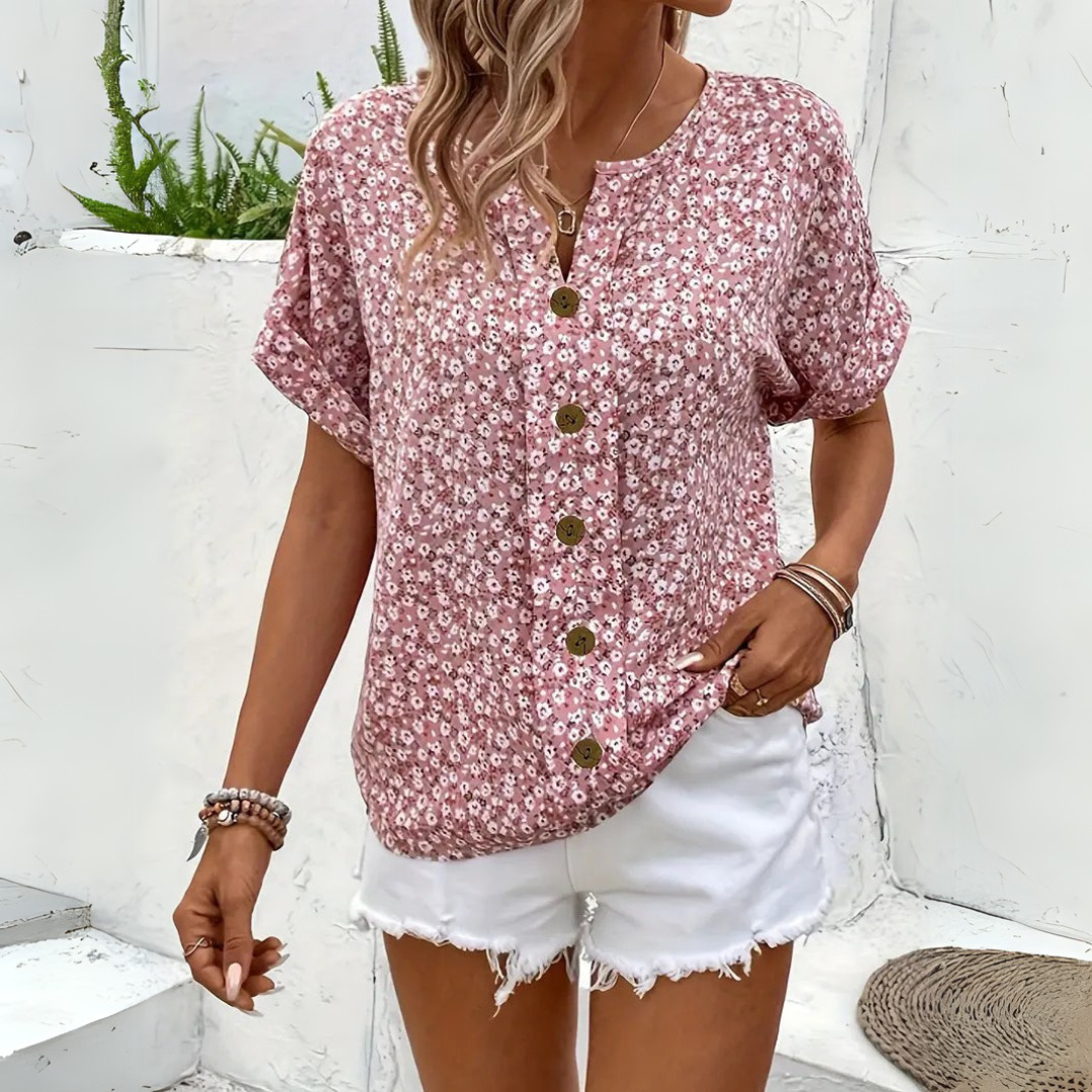 Joke™ | Stylische Sommerbluse mit Knöpfen