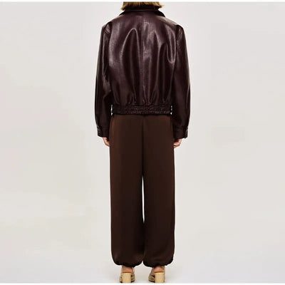 Zofia | Klassische Burgunder Damenjacke