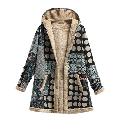 Elegante, warme, luxuriöse Schaffelljacke für Damen
