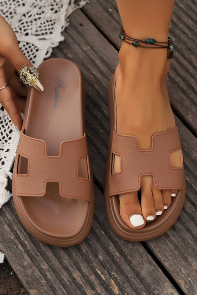 Nandine | Damen Design-Blocksandalen