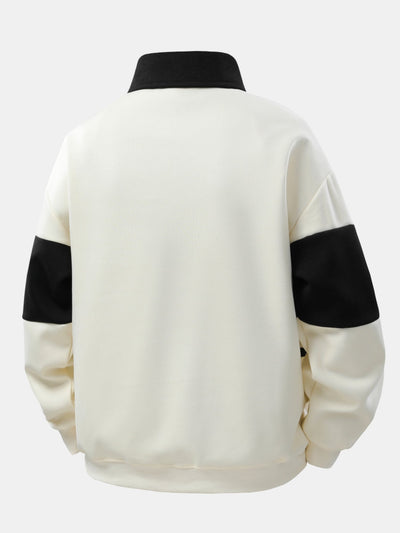 Jefro – Sweatshirt Mit Farbblock Und Cord Hose