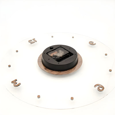 QuietWood – Minimalistische, geräuschlose Wanduhr mit schlichtem Design für jeden Raum