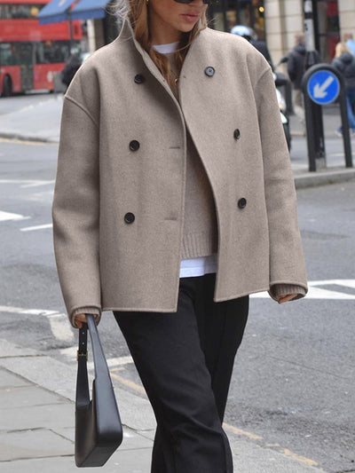 Hilde - Oversized Button-Down Jacke