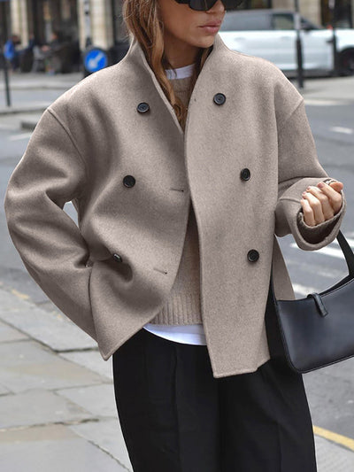 Hilde - Oversized Button-Down Jacke