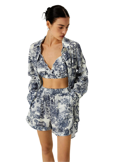 Karen - Blütenmuster Sommer 3-teiliges Set