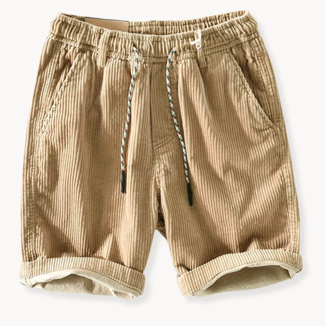 IMMANUEL – VERSTELLBARE CORDSHORTS