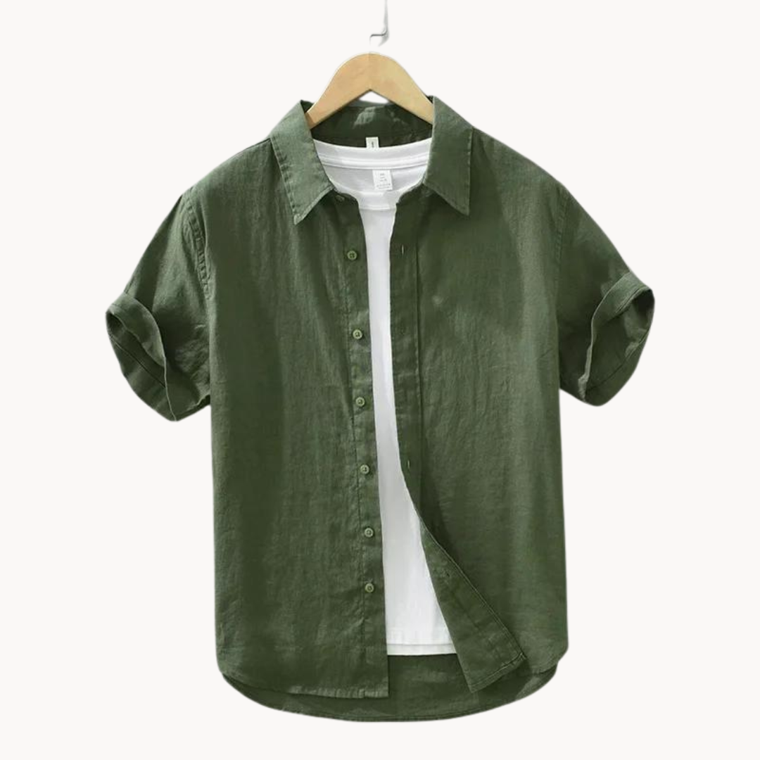 ADALBERT - KURZARMHEMD LEICHT UND LUFTIG