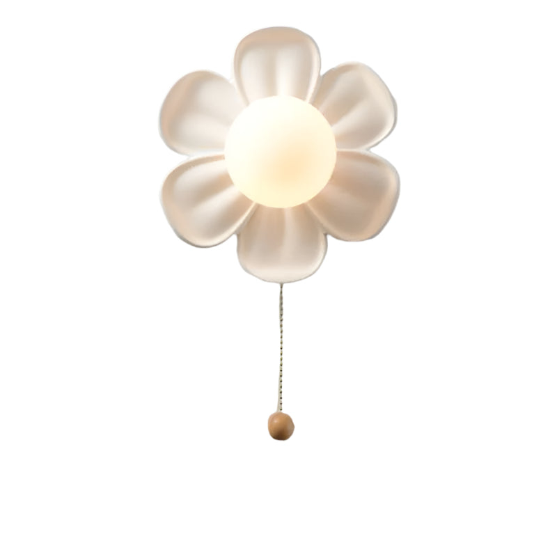BloomSphere Künstlerischer Blumenball Wandleuchte – Moderne Blumendekoration