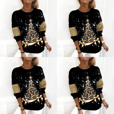 Weihnachtsbaum-Pullover für Frauen