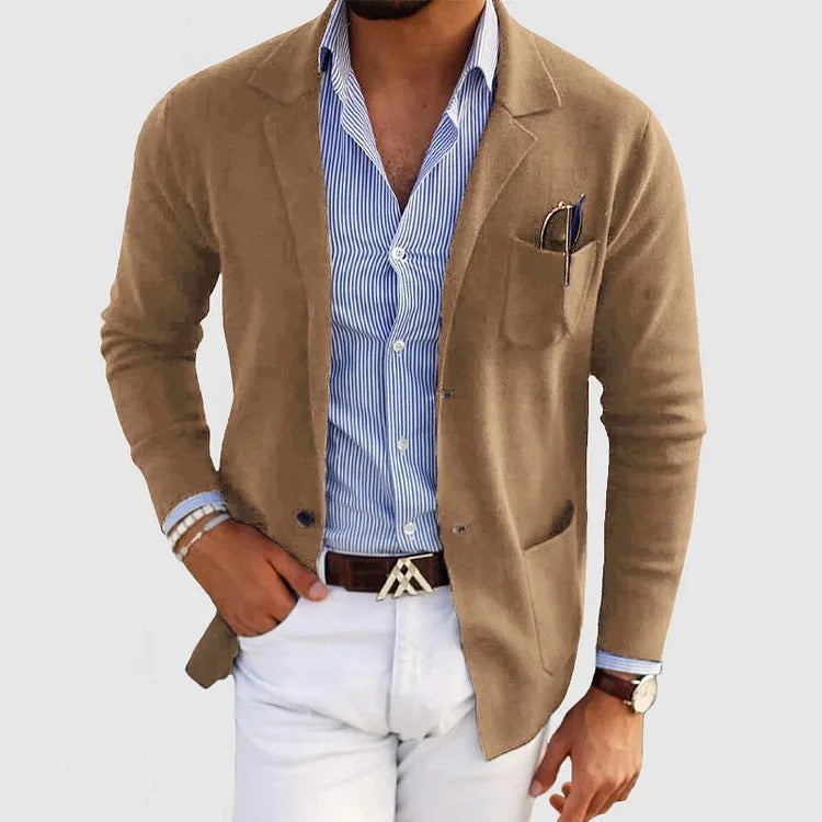 Bradley | Vielseitiger Frühlingsklassiker Herrenstrickjacke