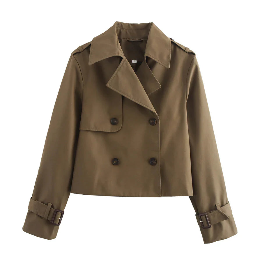 HANNELORE - KURZE TRENCH JACKE
