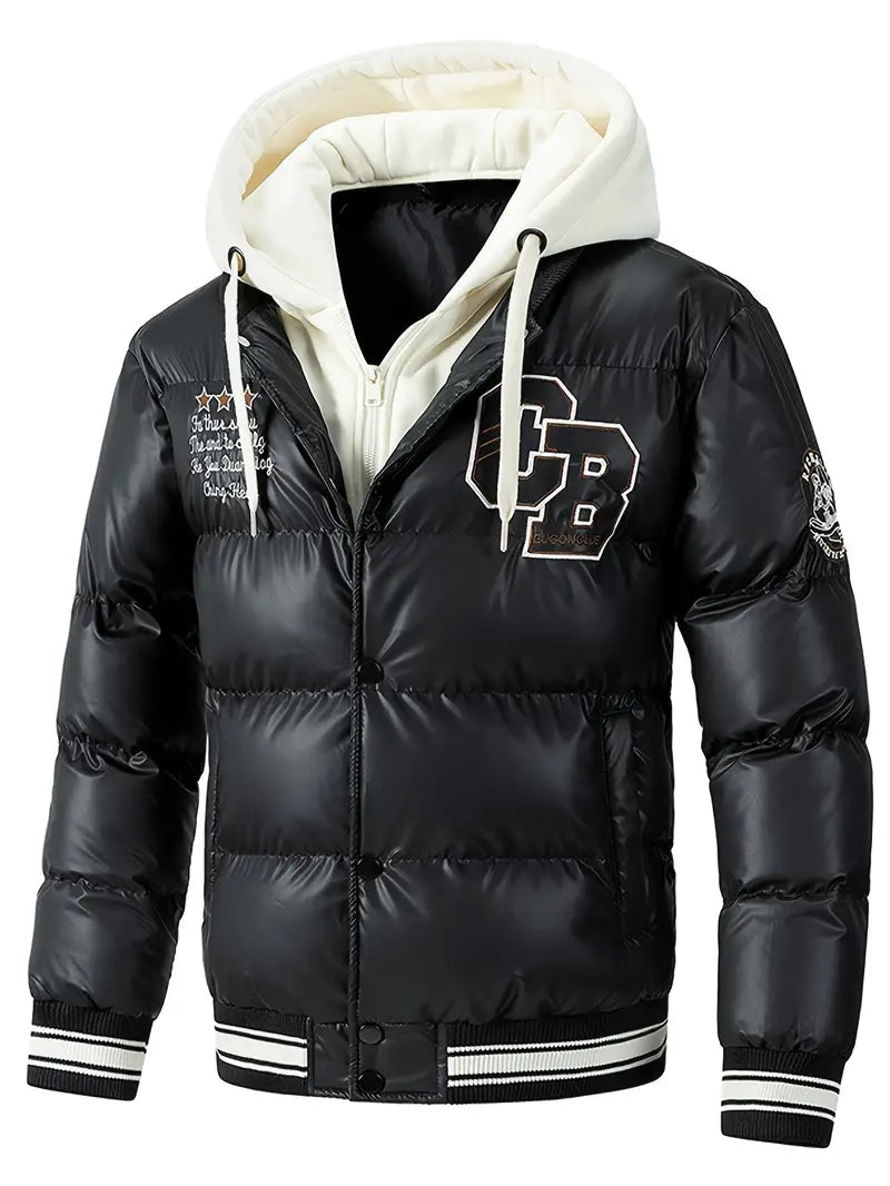 Zdenko | Bequeme lässige Herrenjacke mit Kapuze