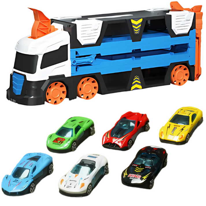 MechTrack – Vielseitiger Transformator-Lkw mit Rennstrecke
